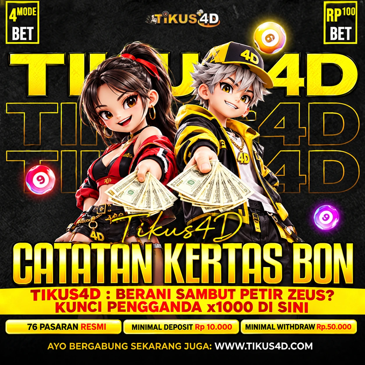 TIKUS4D : Berani Sambut Petir Zeus? Kunci Pengganda x1000 Di Sini